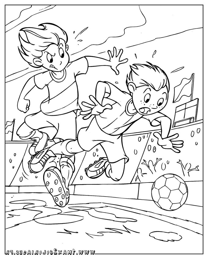 coloriage foot equipe