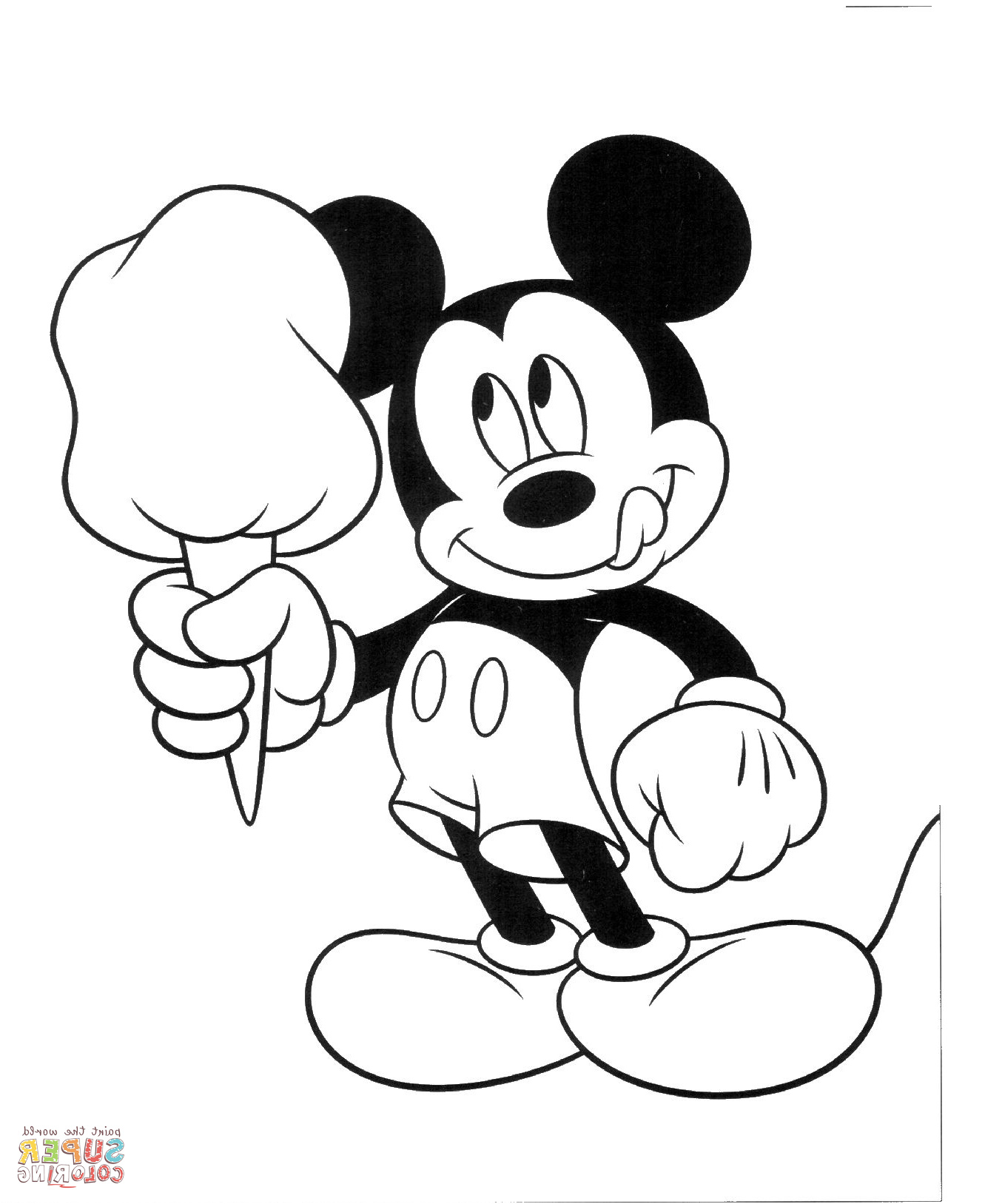 dessin mickey mouse noel