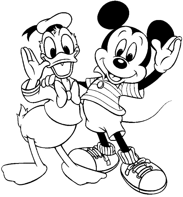 coloriage Mickey 1