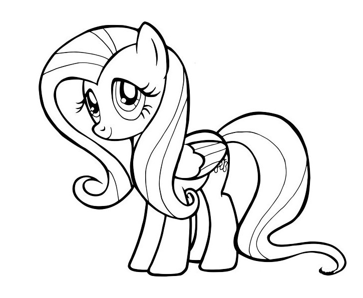 coloriage a dessiner my little pony equestria