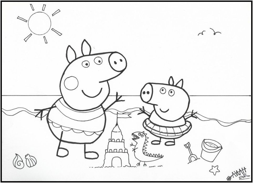 dessin de peppa pig en ligne