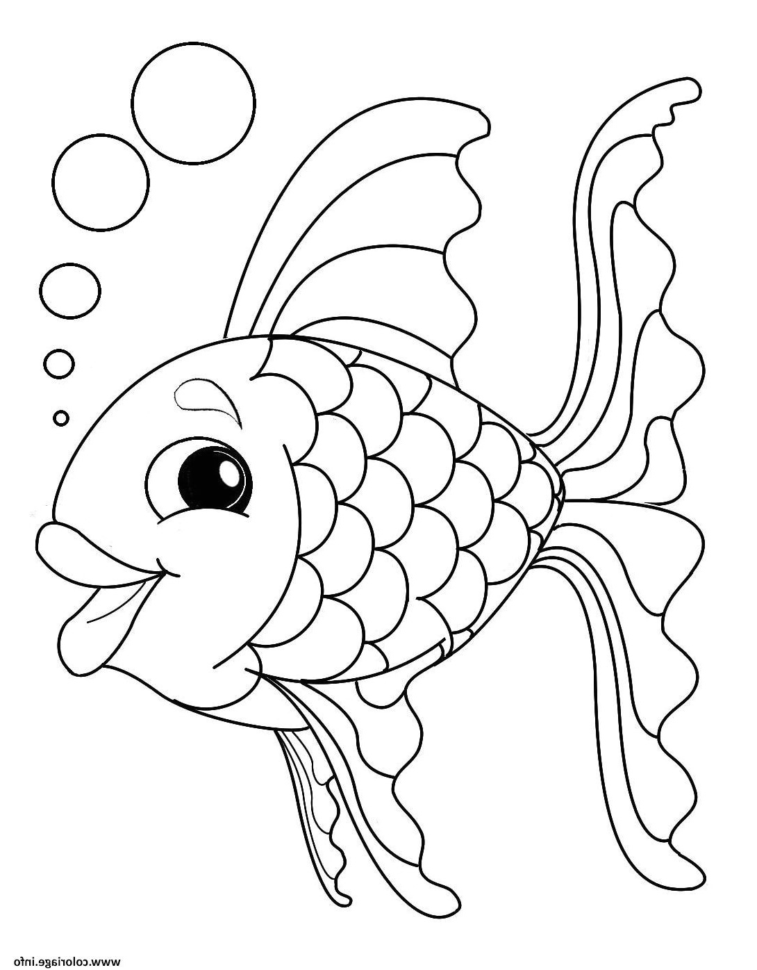coloriage poissons a imprimer