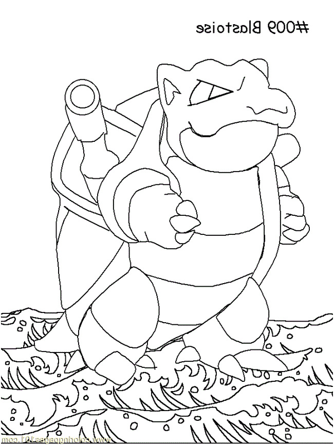 blastoise coloring page