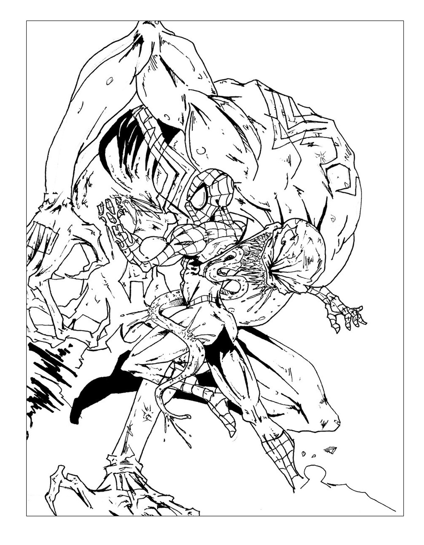 image=livres et ics coloring spiderman battle ic 1