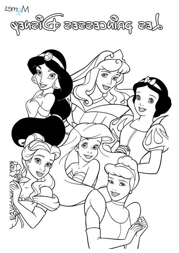 Coloriage Les Princesses Disney