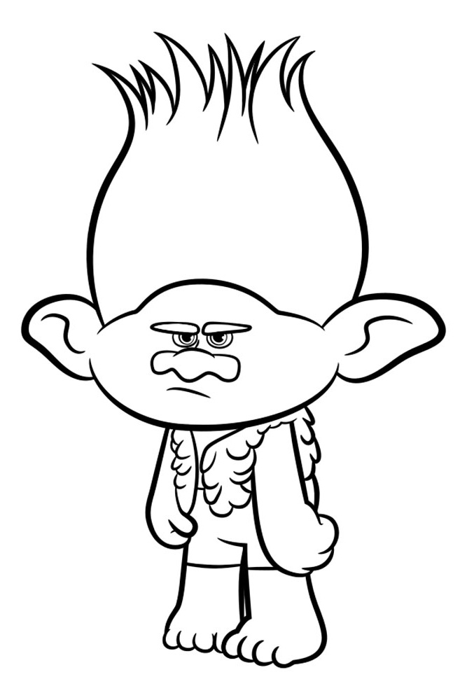 free printable troll coloring pages that are exceptional