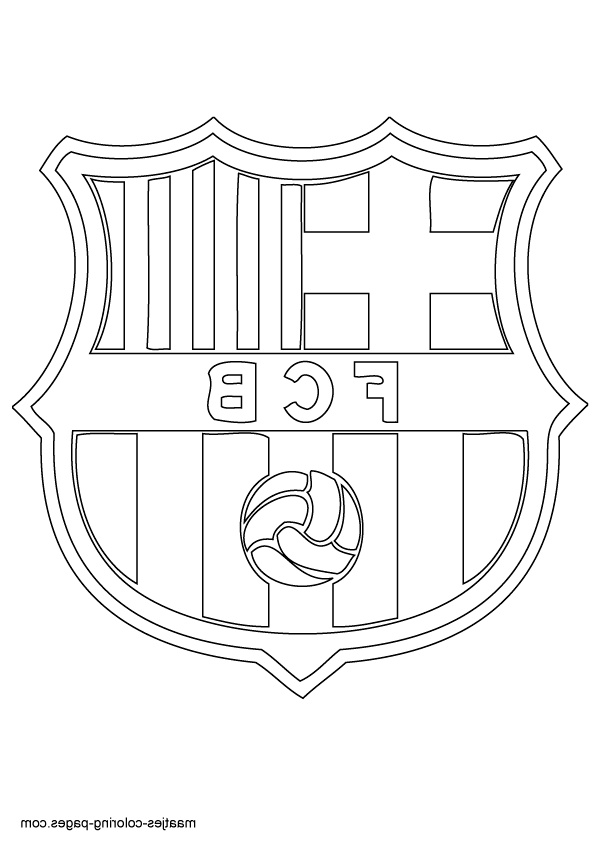 pages barcelona fc coloring