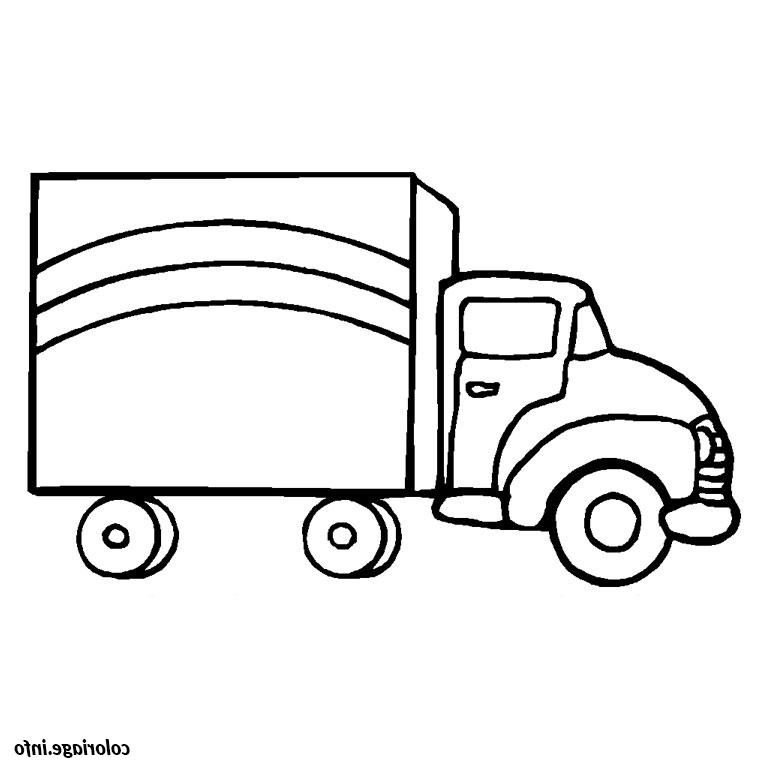 camion transport coloriage 2260