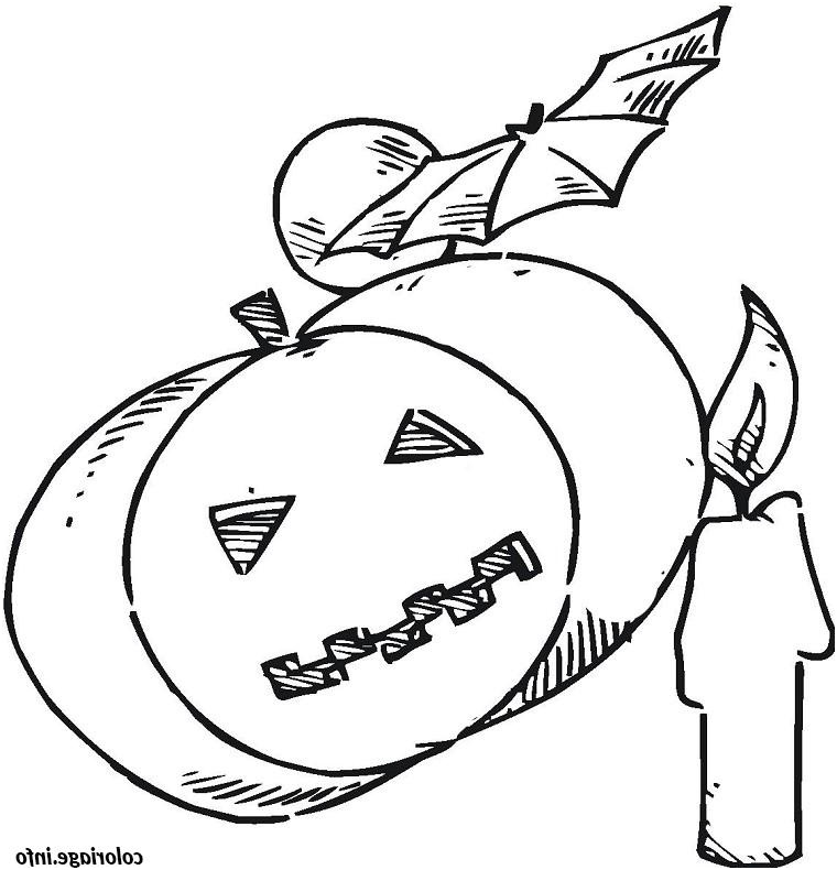 halloween citrouille coloriage dessin 495