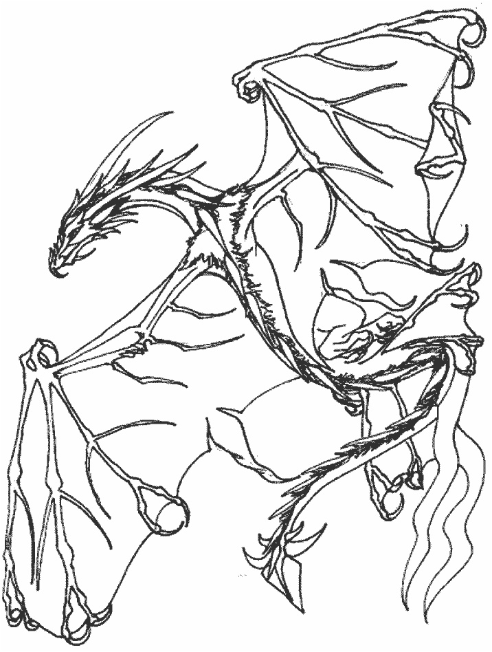 chevalier dragon dessin coloriage