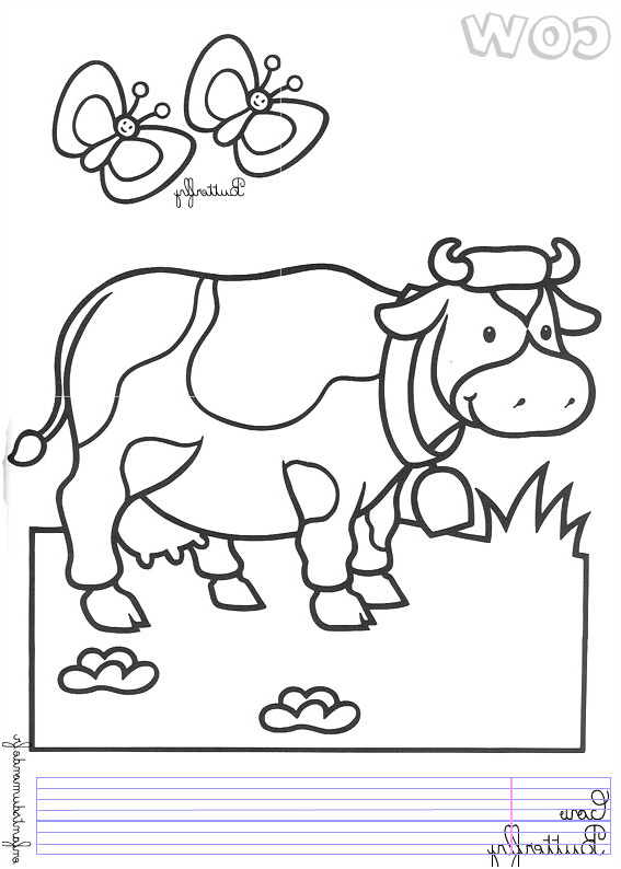 dessin a colorier animaux de la ferme imprimer
