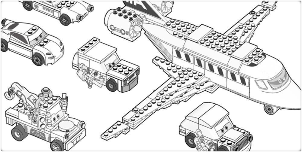 create lego coloring pages
