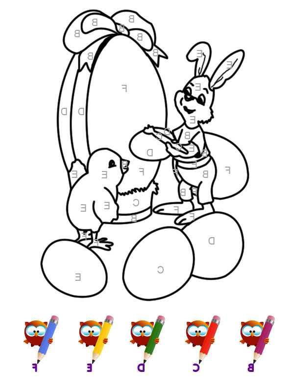 15 aimable coloriage magique paques maternelle stock