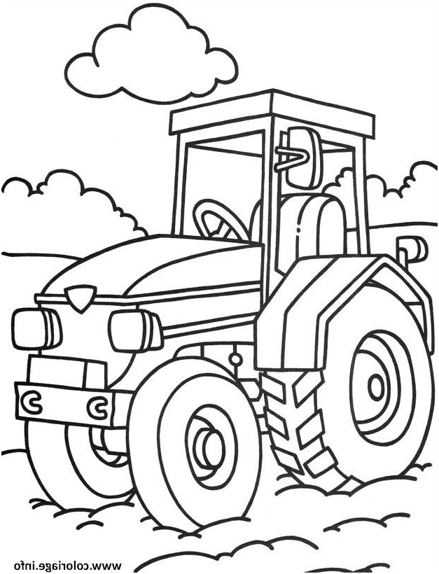 tracteur 92 coloriage