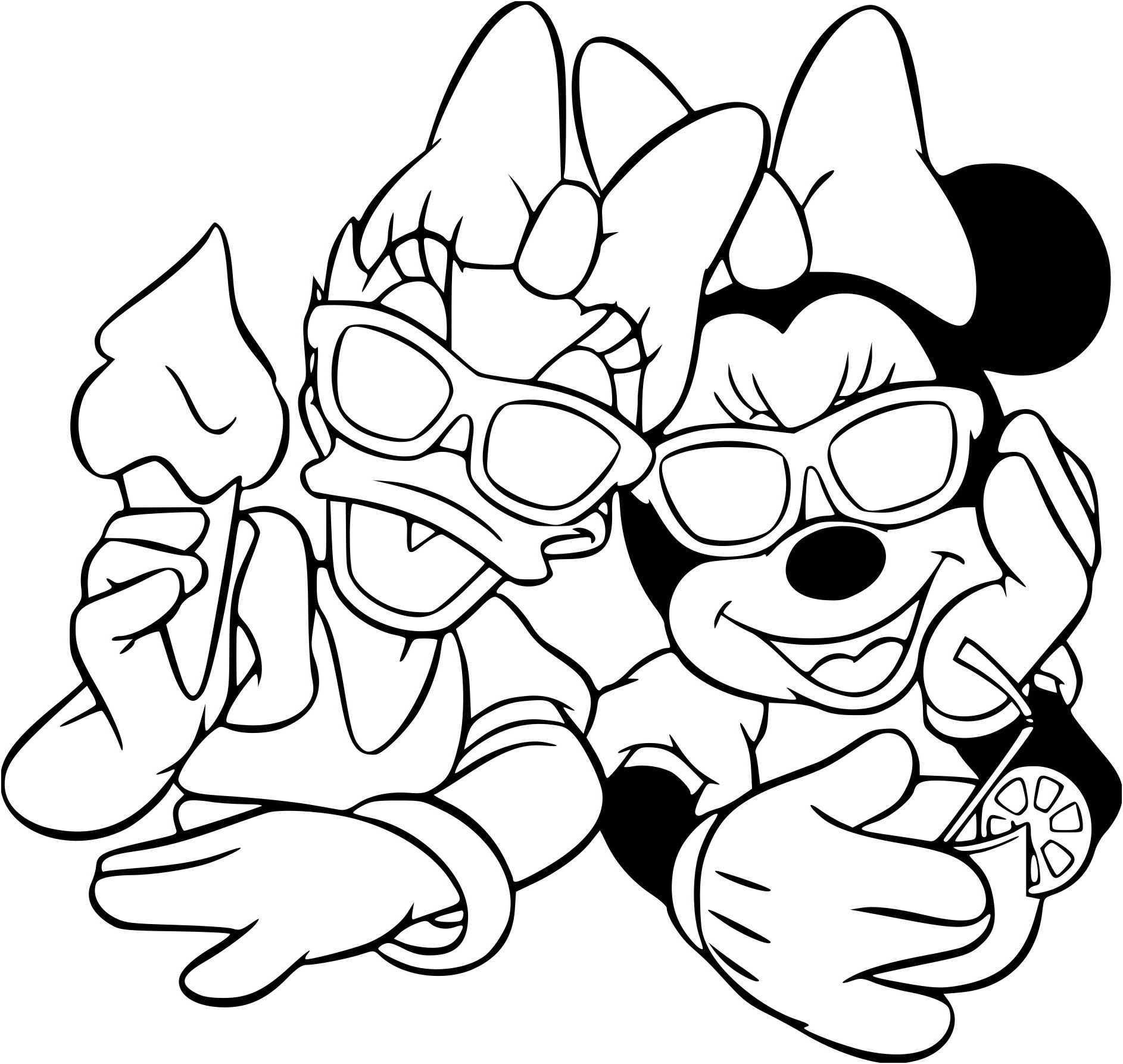 minnie mouse et daisy duck