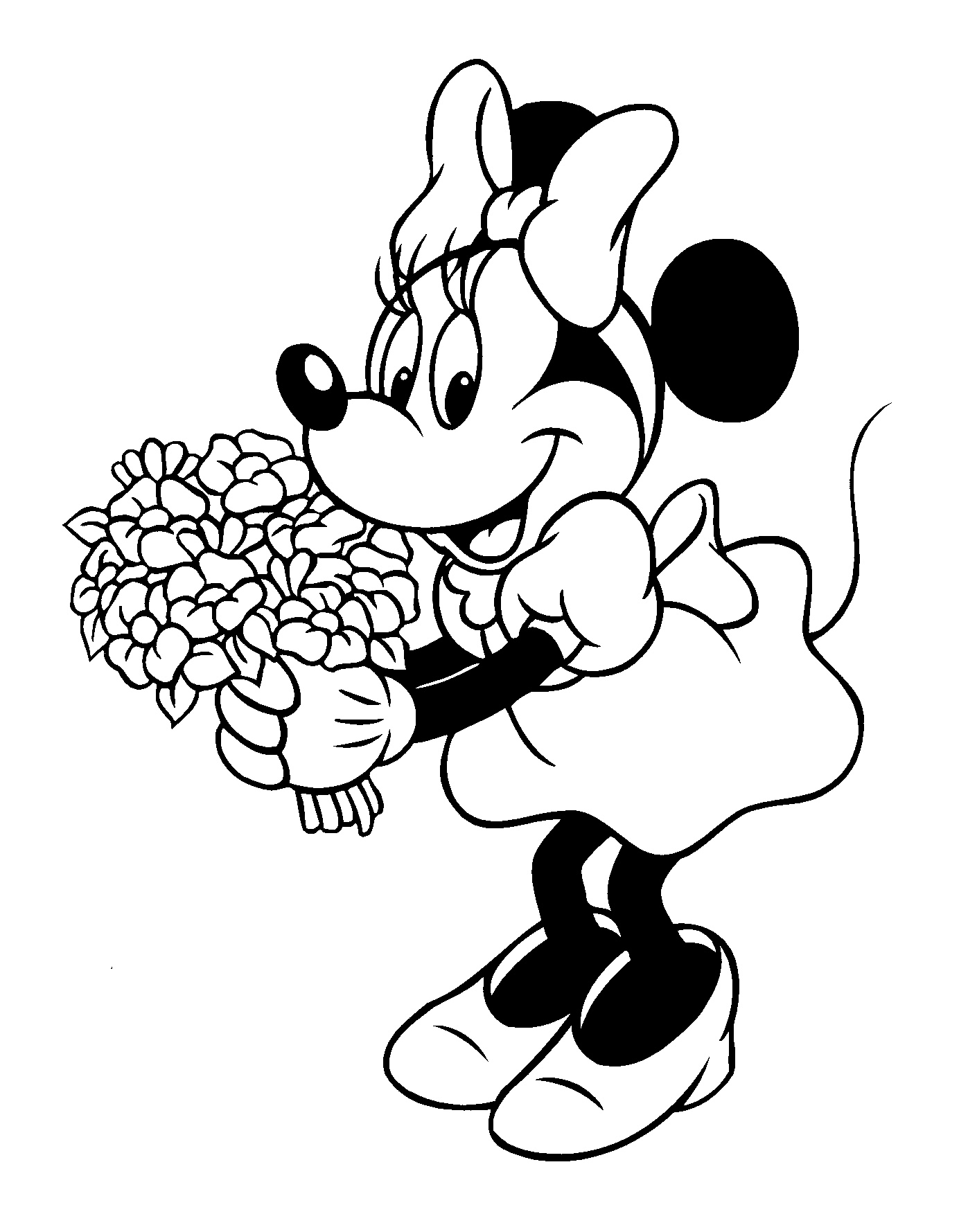 image=minnie Coloring for kids minnie 2