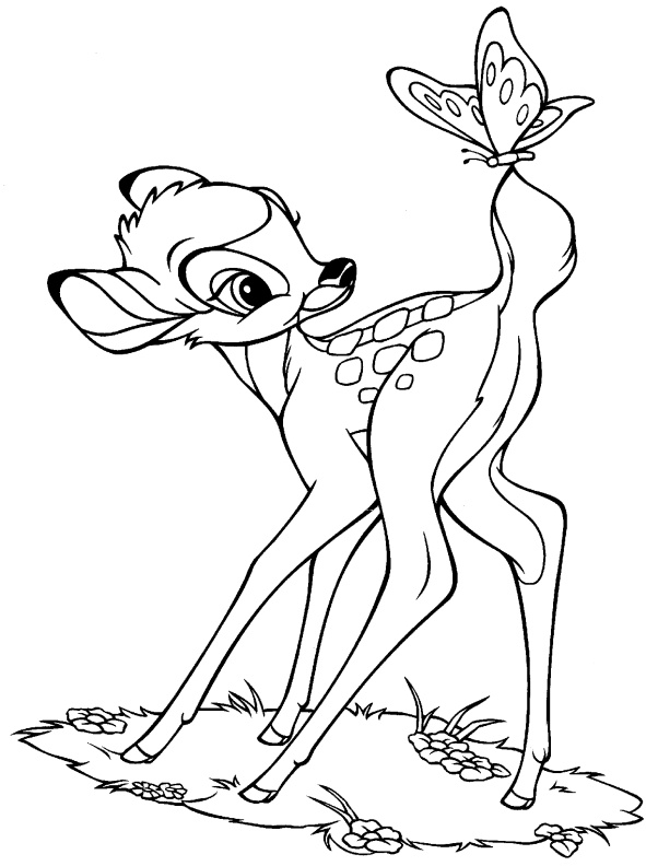 image=bambi coloriage bambi disney 1 2