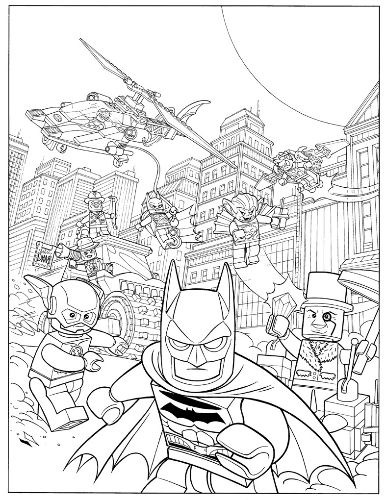lego batman movie coloring pages