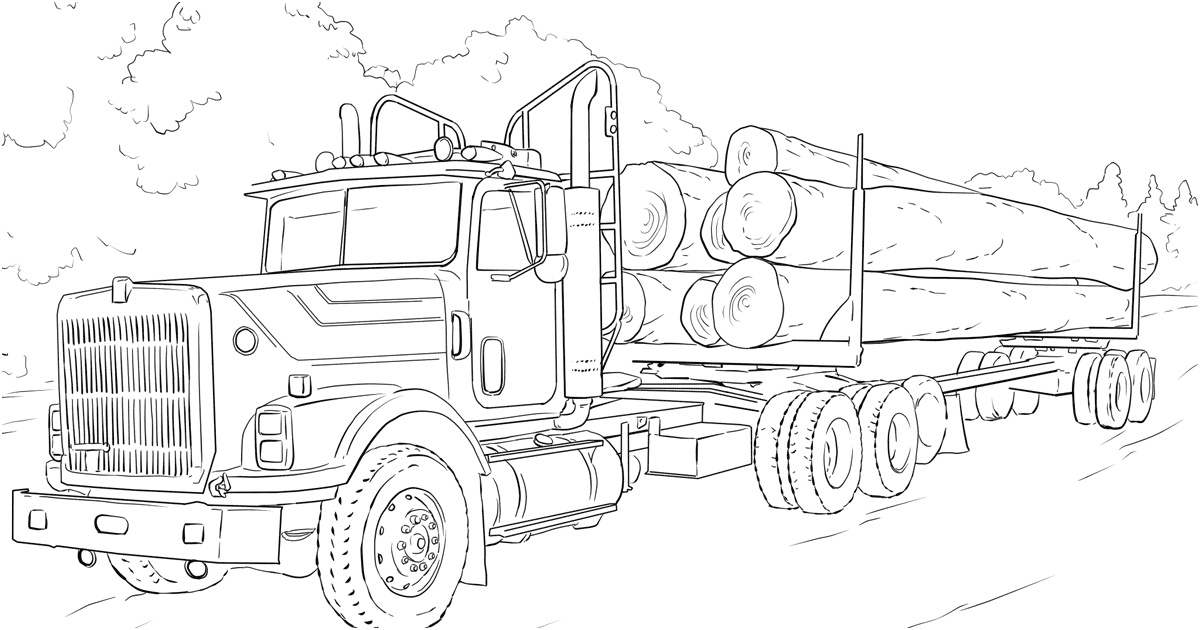 7 awesome coloriage camion grumier
