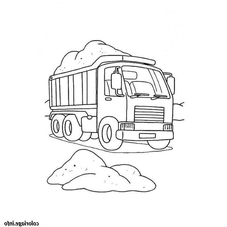camion benne coloriage 2240