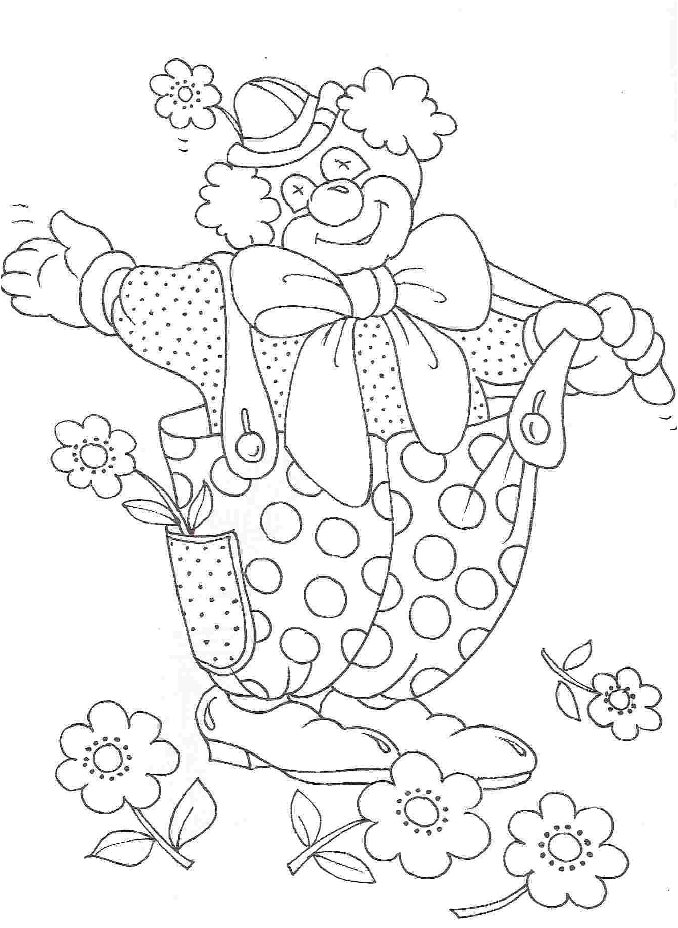 clown coloring pages for kids coloring worksheets 5 2
