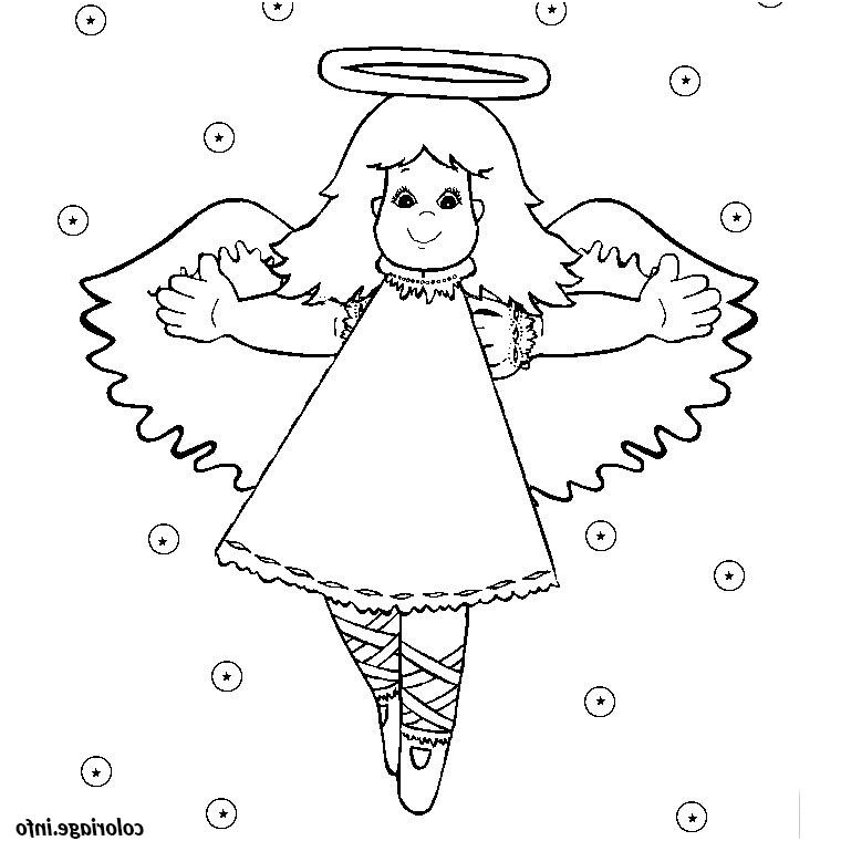 de noel ange coloriage dessin 1284