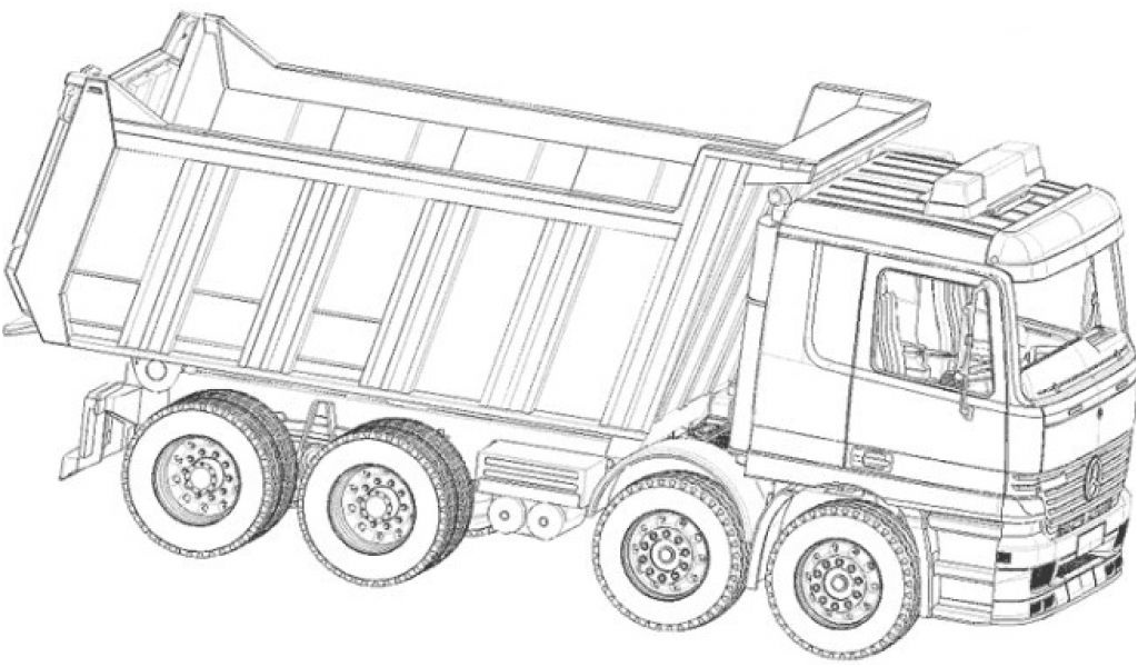 image coloriage camion poubelle coloriage camion benne dessin gratuit imprimer