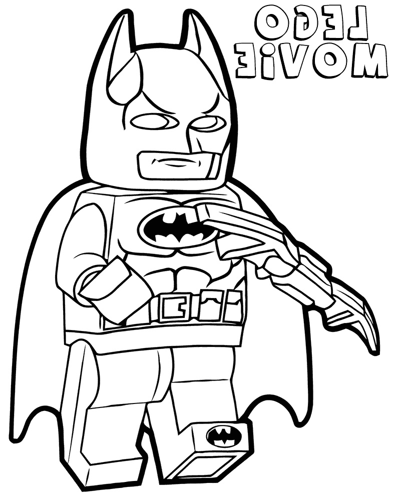 pictures of batman to color