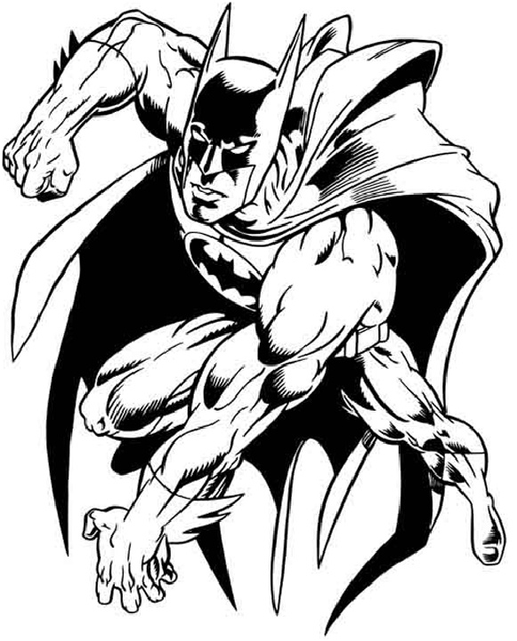 coloriage Batman 1