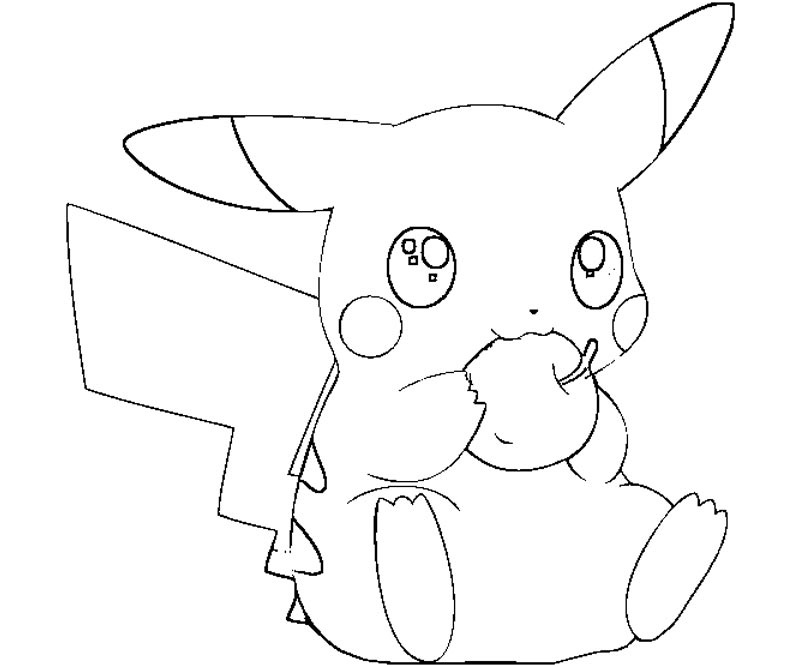 cute baby pikachu coloring pages cat sketch templates