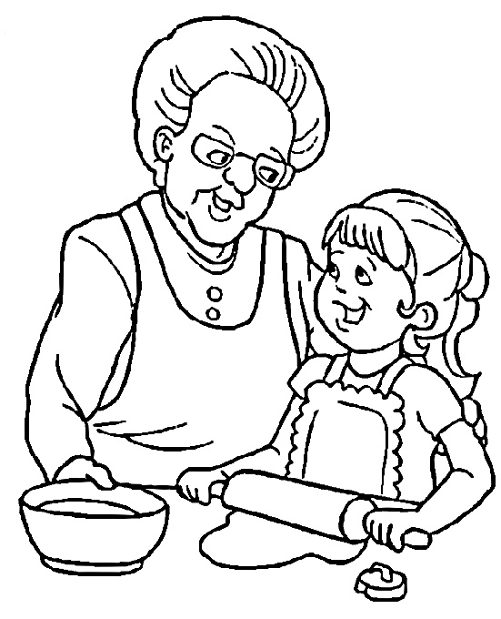abuela coloring pages sketch templates