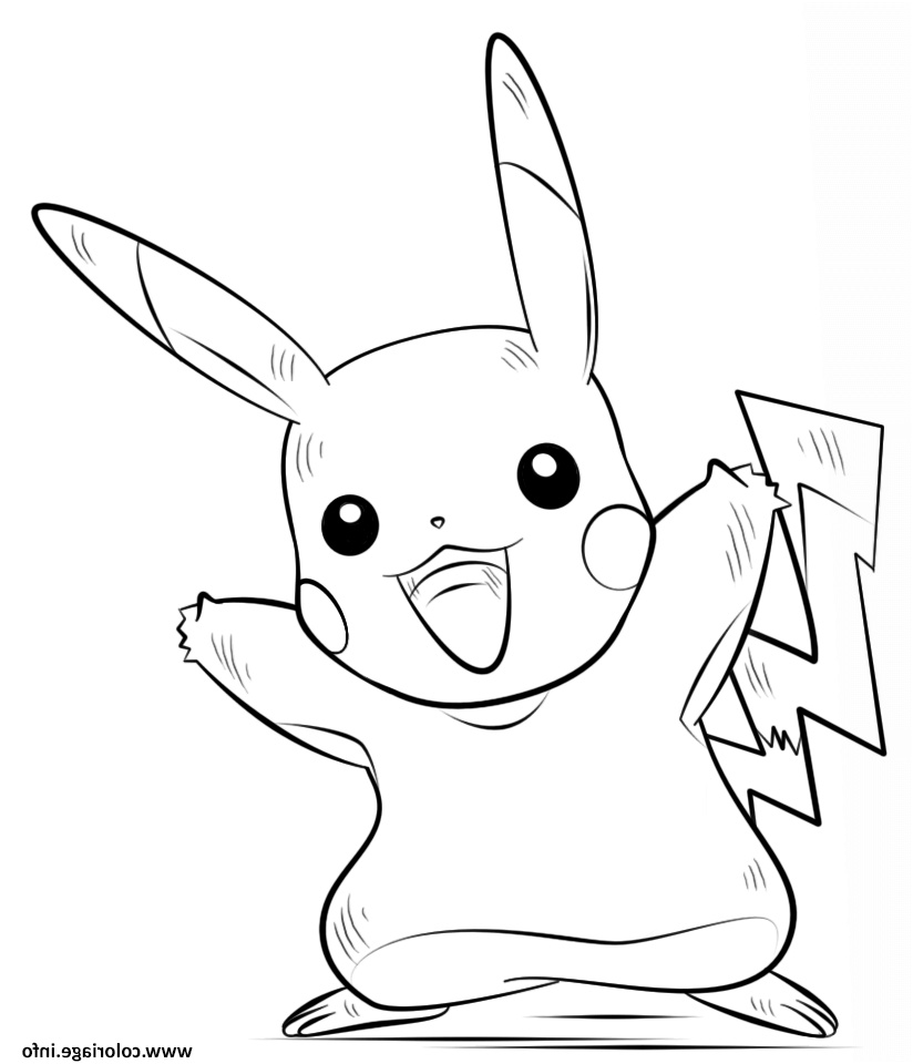 coloriage pikachu