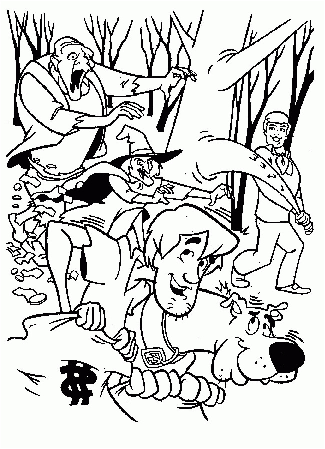scooby doo coloring pages 25