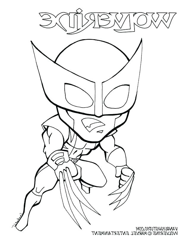 wolverine coloring pages