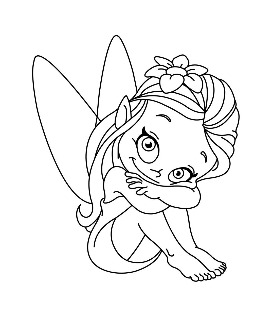 image=fairy Coloring for kids fairy 1