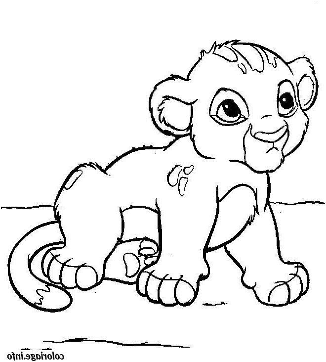 bebe lion coloriage 35