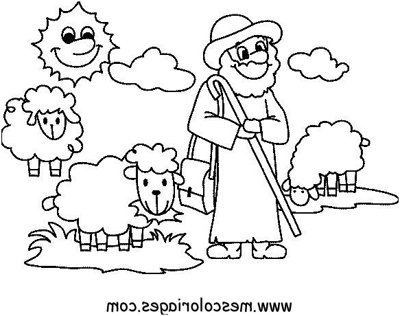 dessin mouton et agneau