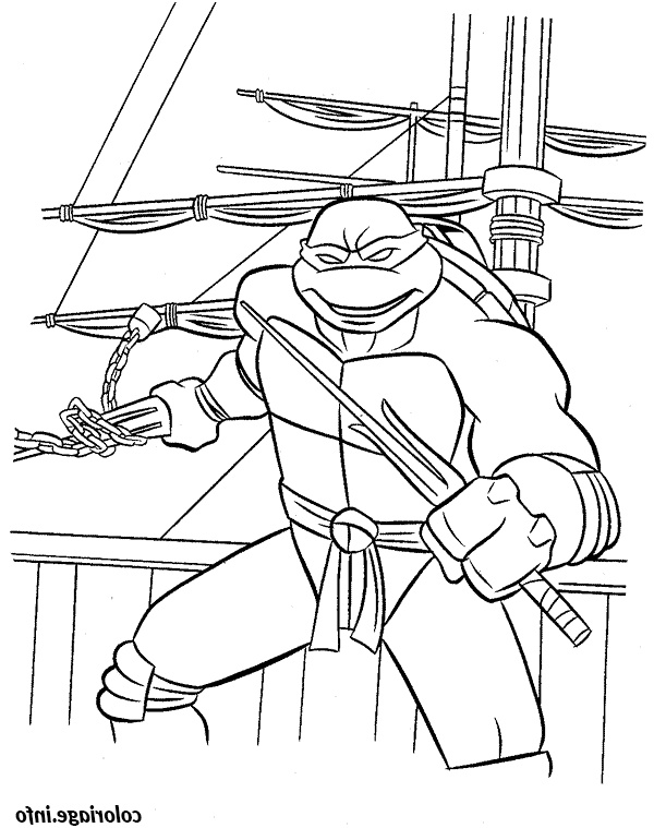 tortue ninja 116 coloriage