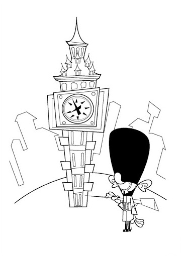 world monuments coloring pages