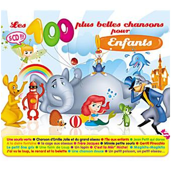 pilation enfant Les 100 plus belles chansons pour enfants CD album