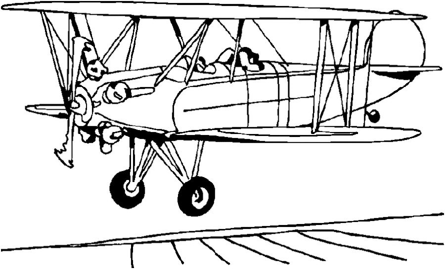 dessin avion de guerre a imprimer