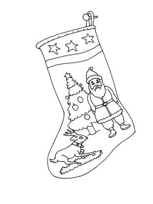 Noel une chaussette de Noel