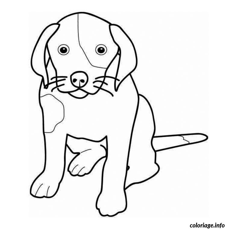 animaux chien coloriage 48