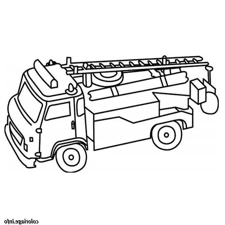 camion de pompier coloriage 2248