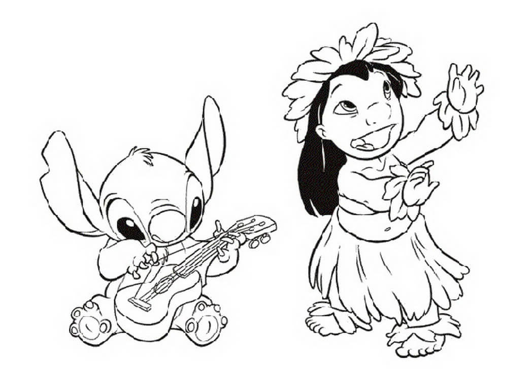 lilo and stitch coloring pages11