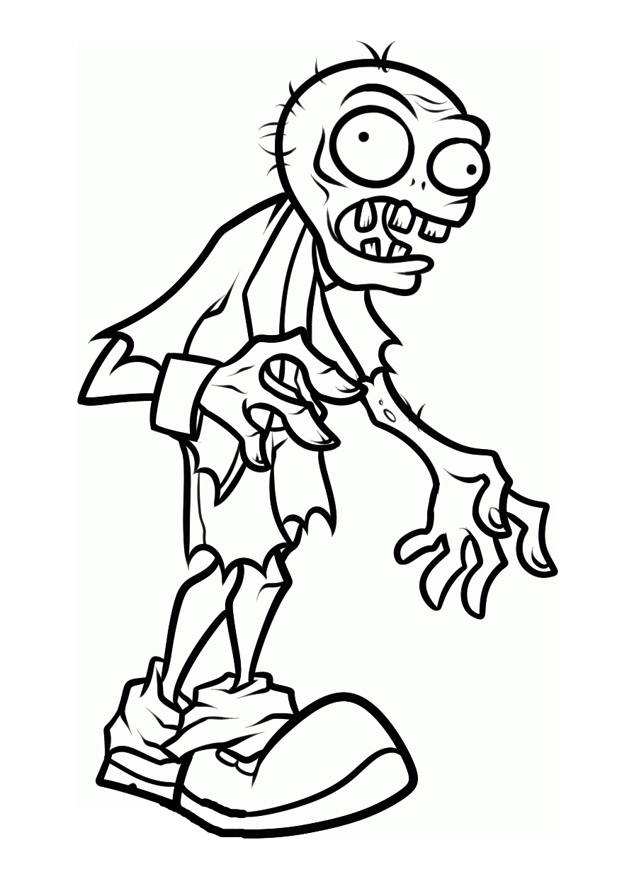 image=zombies Coloring for kids zombies 2