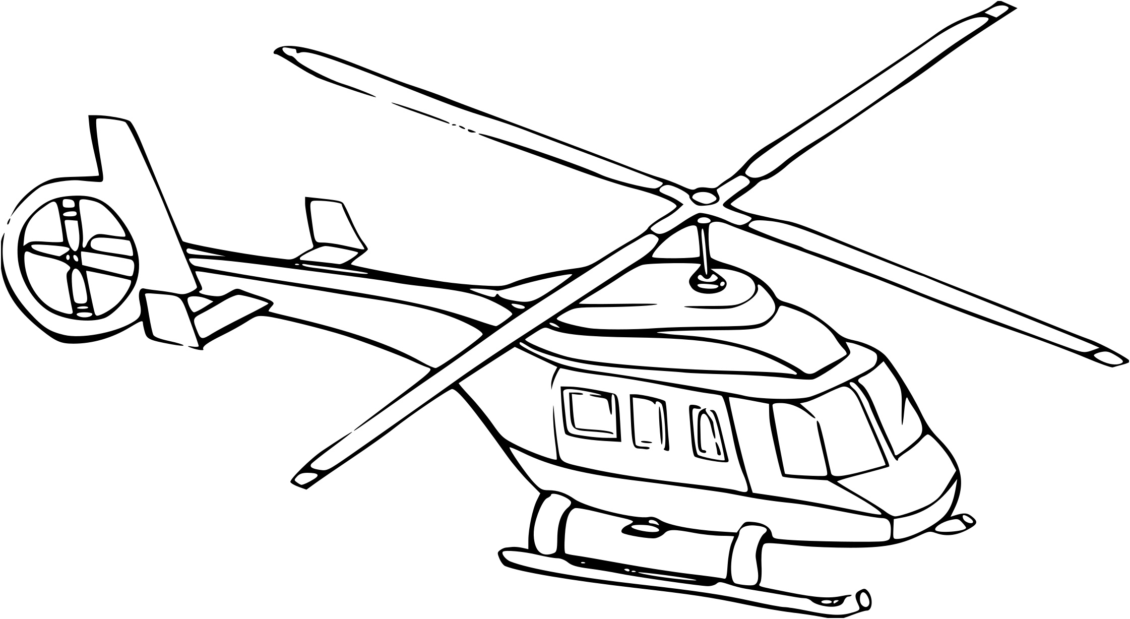 coloriage helicoptere