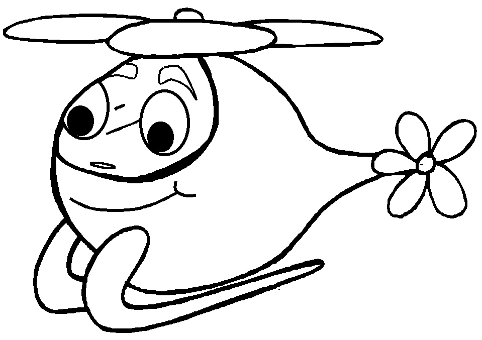 coloriage Helicoptere 0