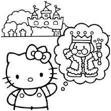 coloriage hello kitty princesse nouveau stock coloriages coloriage de princesse kitty fr hellokids