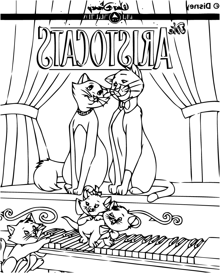 image=the aristocats Coloring for kids the aristocats 2
